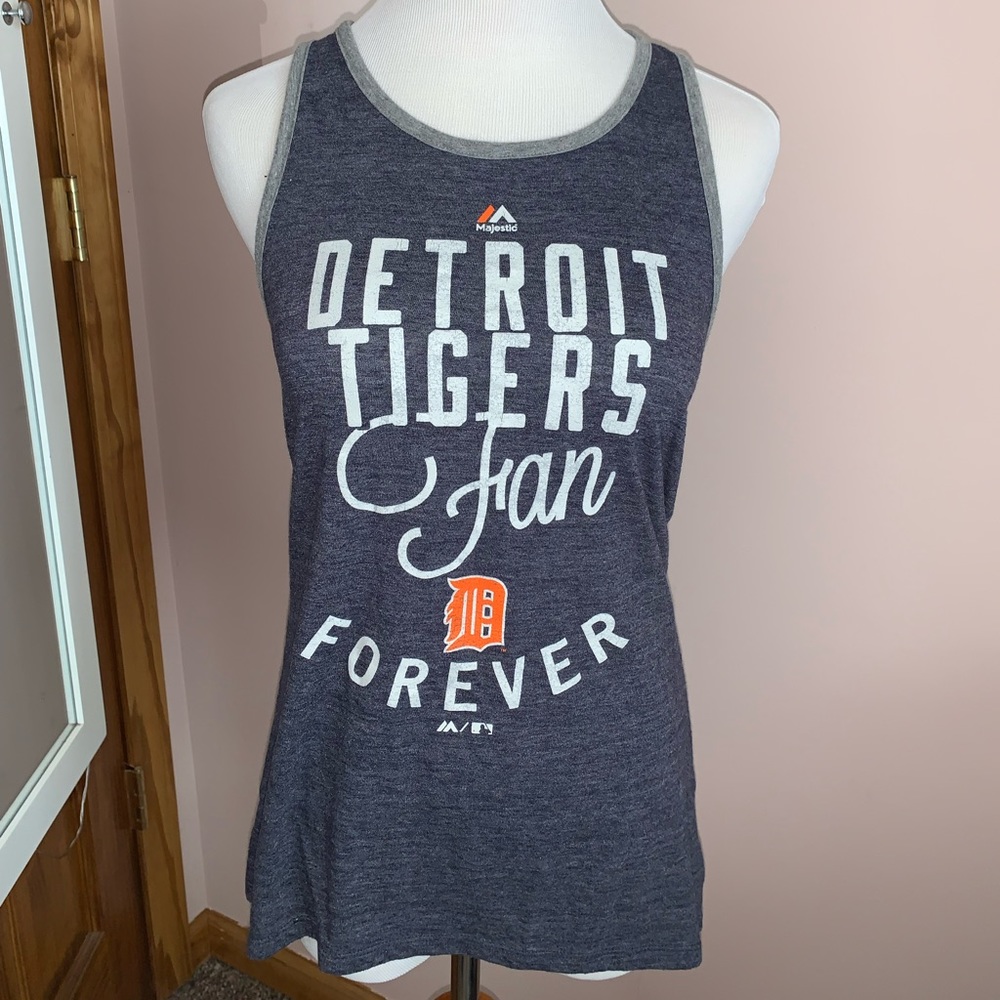 Detroit Tigers Fan Forever tank top from Majestic